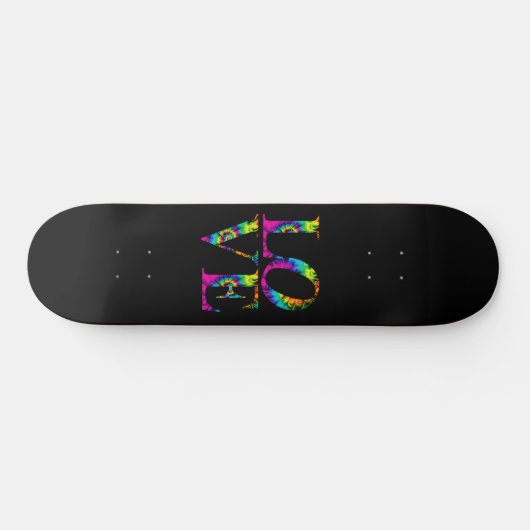 Liebe der Retro-Gefärbte Krawatte Skateboard (Horizontal)