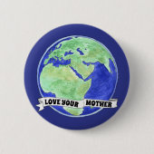 Liebe der Rolle "Ihr Planet Erde" Button (Vorderseite)