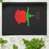 Liebe der Rosen-I Sie Küchen-Tuch Geschirrtuch (Gefaltet)