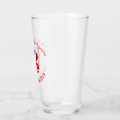 Liebe der Rotbriefe für französische Flaggen Perso Glas (Links)
