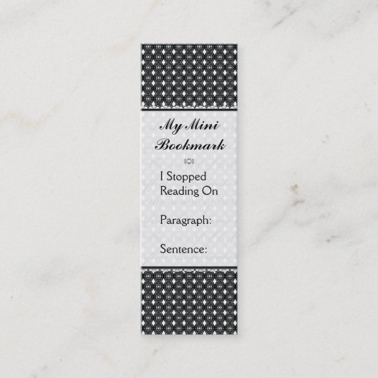 Liebe der Schmetterlinge | Black Lace 2 Decorative Mini Visitenkarte (Vorderseite)