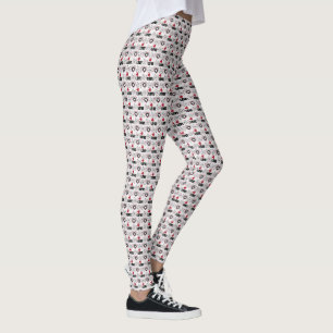 Liebe der Schmetterlinge Word Art Liebe Leggings