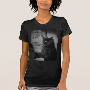 Liebe der schwarzen Katzen T-Shirt