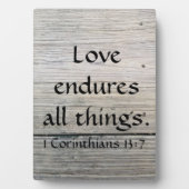 Liebe der Skripte Fotoplatte (Vorderseite)