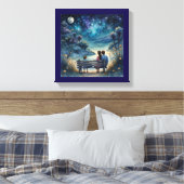 Liebe der Sommernacht Leinwanddruck (Insitu (Schlafzimmer))