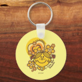 Liebe Der Sonnenschein | Blume und Farben Schlüsselanhänger (Vorderseite)