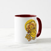 Liebe Der Sonnenschein | Blume und Farben Tasse (VorderseiteRechts)