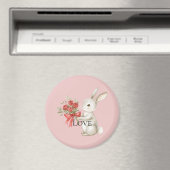 Liebe der sonnigen Rose Magnet (In Situ (Geschirrspüler))