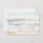 Liebe der Strandpalmen und dank der tropischen Dankeskarte (Rückseite)