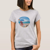 Liebe Der T - Shirt am Strand (Vorderseite)