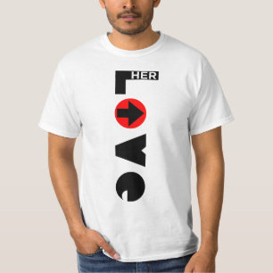 Liebe der T - Shirt ihrer Paar-Männer