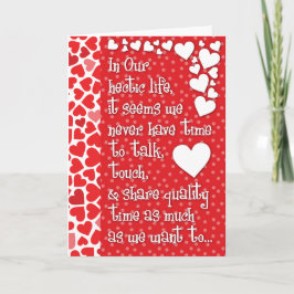 Liebe der Tageskarte meines Lebens Feiertagskarte