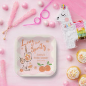 Liebe der Teller des ersten Brautparty-Papiers von (Party)