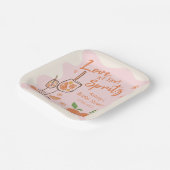 Liebe der Teller des ersten Brautparty-Papiers von (Gewinkelt)