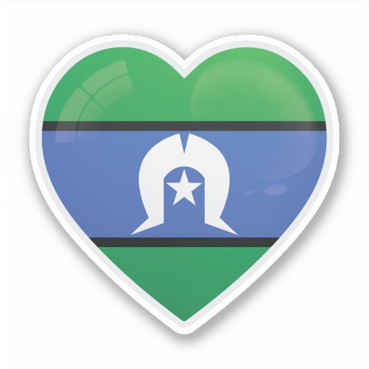 Liebe der Torres Strait Islands Aufkleber (Vorderseite)