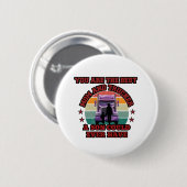 Liebe der Trucker Mother Son Bond Family Road Button (Vorne & Hinten)