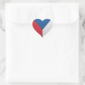 Liebe der Tschechischen Republik Herz-Aufkleber (Tasche)