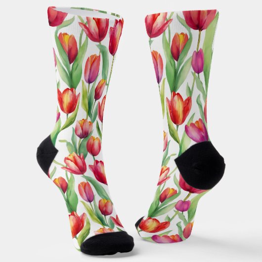 Liebe der TULIPS Socken (Gewinkelt)