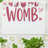Liebe der Uterusabortion Körperposition Ihrer Frau Geschirrtuch (Gefaltet)