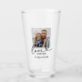 Liebe der Valentine im ersten Foto Glas (Vorderseite)