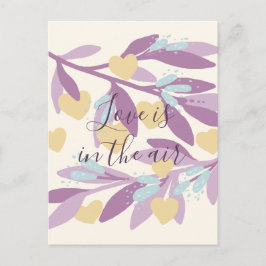 Liebe der Valentinstag-Blume für die Branchen Postkarte