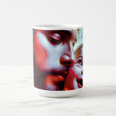 Liebe der Vaterschaft leuchtet hell Kaffeetasse (Mittel)