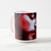 Liebe der Vaterschaft leuchtet hell Kaffeetasse (Vorderseite Links)