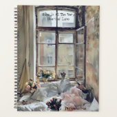 Liebe der Vintagen Blumenzimmerdekoration Planer (Vorderseite)