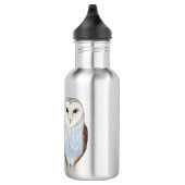 Liebe der Vogelscheule Edelstahlflasche (Rechts)