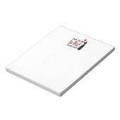 Liebe der Wein Sie sind mit Funny Notizblock (Rotiert)