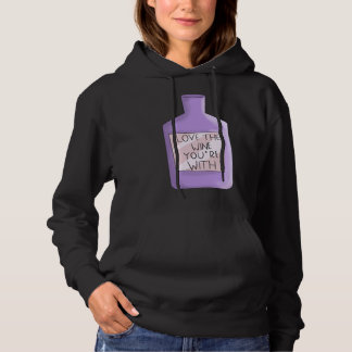 Liebe der Weine, die Sie mit Weingräben sind Hoodie