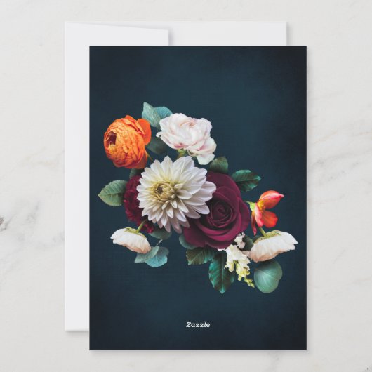 Liebe der Weinflotte ist Tee Brautparty Einladung (Rückseite)