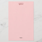 Liebe der Weinprobe Briefpapier (Rückseite)