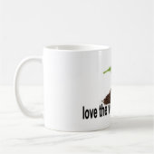 Liebe der Welt Kaffeetasse (Links)