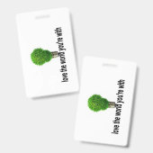 Liebe der Welt, mit der du zusammen bist Ausweis (Vorder- & Rückseite)