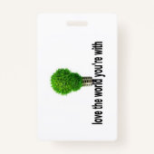 Liebe der Welt, mit der du zusammen bist Ausweis (Rückseite)