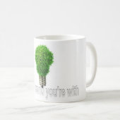 Liebe der Welt, mit der du zusammen bist Kaffeetasse (VorderseiteRechts)