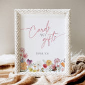 Liebe der Wildblume in Blütenschmetterlingskarten Sockelschild