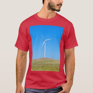 Liebe der Windenergie Ihre Umwelt saubere Luft grü T-Shirt