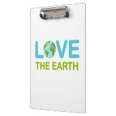 Liebe der Zwischenablage zum Earth Earth Day Klemmbrett (Links)
