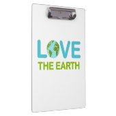 Liebe der Zwischenablage zum Earth Earth Day Klemmbrett (Rechts)