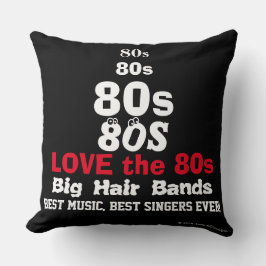 Liebe des 80er Music Reversible Pillow Kissen