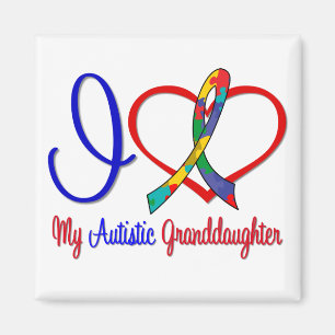 Liebe des Autismus-I meine autistische Enkelin Magnet