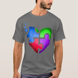 Liebe des Autismus-Puzzles T-Shirt