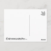 Liebe des bärtigen Drachen Postkarte (Rückseite)