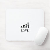 Liebe des Basketballs Mousepad (Mit Mouse)