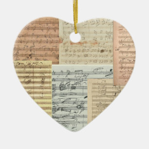 Liebe des Beethoven-Verzierungs-Anhängers Keramik Ornament