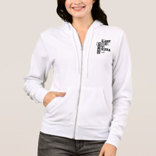 Liebe des biblischen Schlagworts "Vollzippe Frauen Hoodie