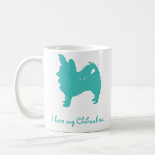 Liebe des Blau-I mein Chihuahua Kaffeetasse