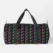 Liebe des Blumenbogens Herz Gemustert Duffle Bag (Rückseite)
